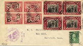 US Washington, Walla Walla 486, 650, 651 Fancy Cancel Cover